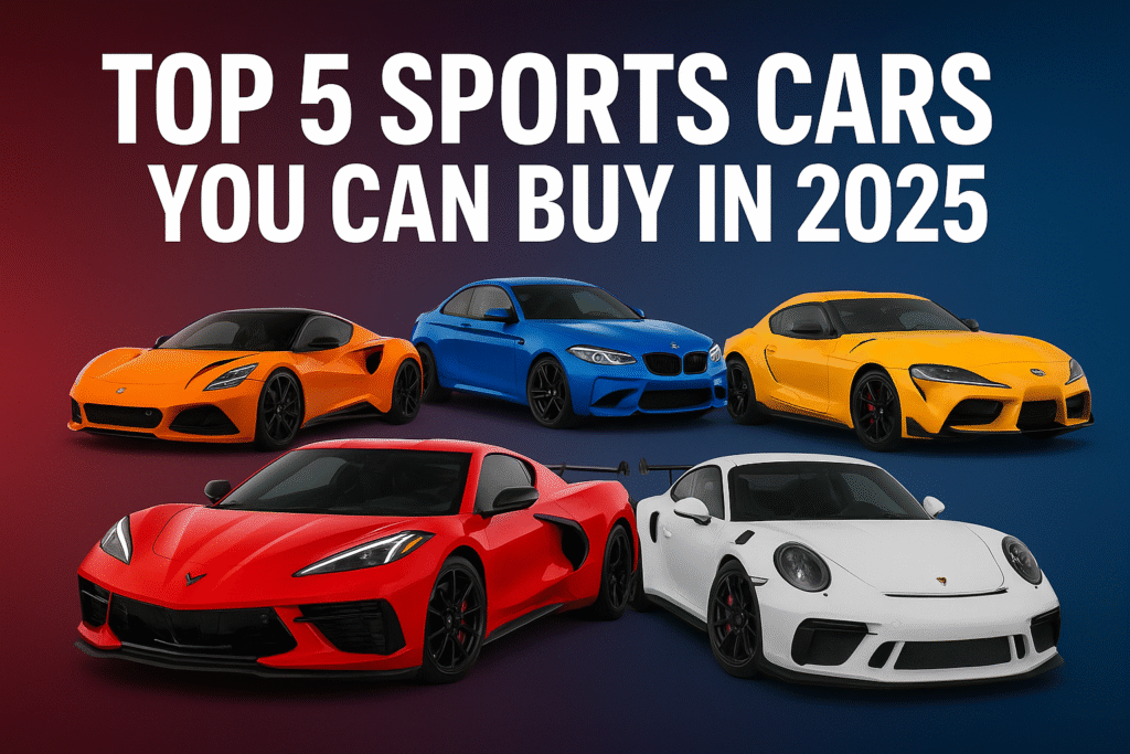 Top 5 Sports Cars You Can Buy in 2025