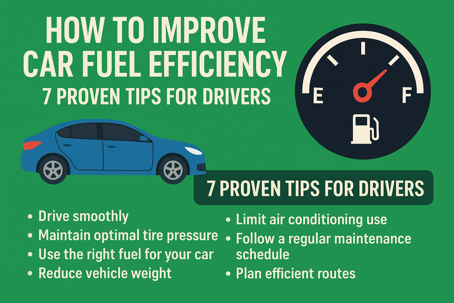 How to Improve Car Fuel Efficiency: 7 Proven Tips for Drivers